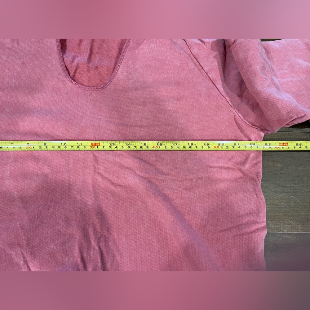 Coral colored Pullover Hoodie from Jackson Hole, Wyoming - Picture 5 of 6